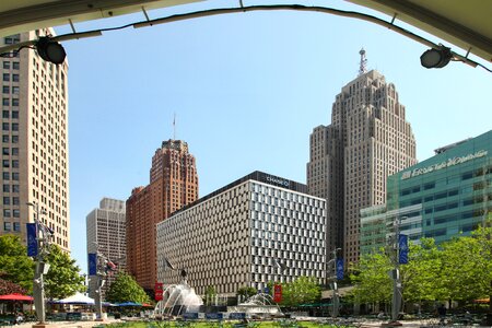 Park downtown city