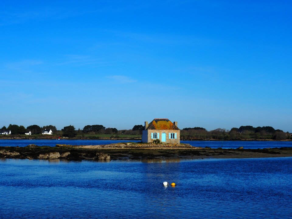 Blue landscape nature
