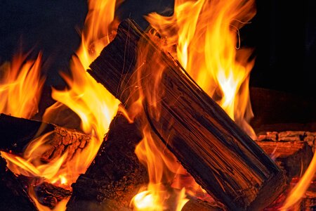 Flame open fire campfire