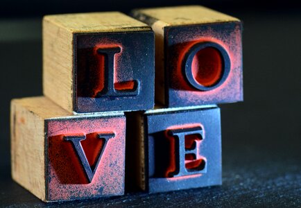 Used cube letters