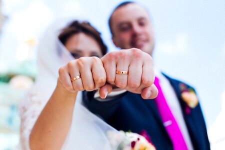 Rings wedding celebration