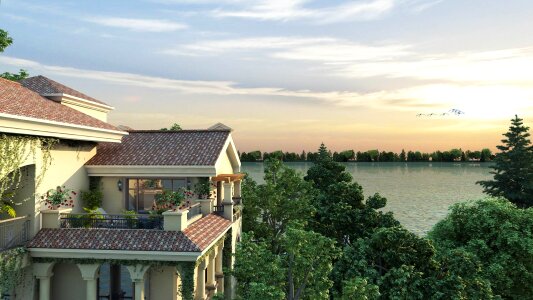 Building house outdoor