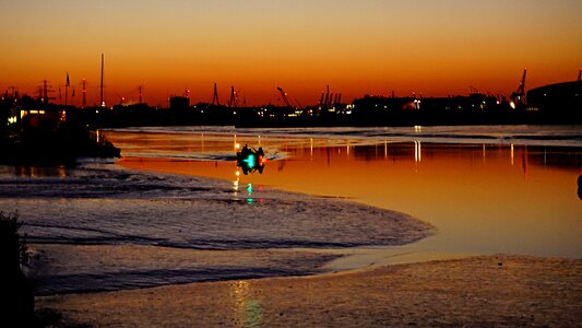Water port dusk photo