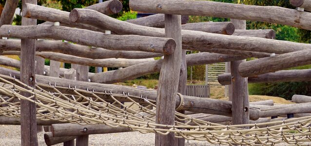 Game device wood children's playground photo