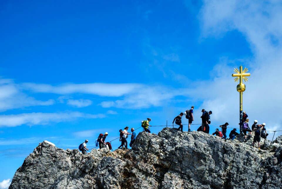 Zugspitze summit view