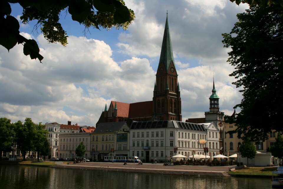 Architecture brick gothic historic center