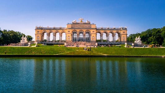 Schönbrunn palace water historically