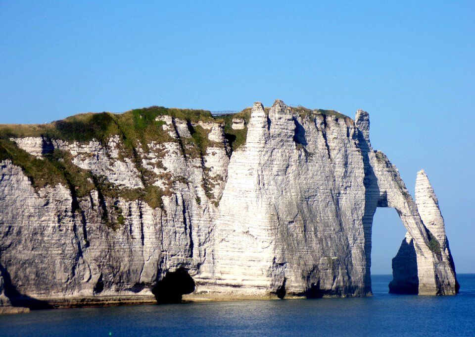 Cliffs normandy france