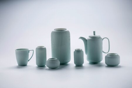 Vase tea set teapot photo
