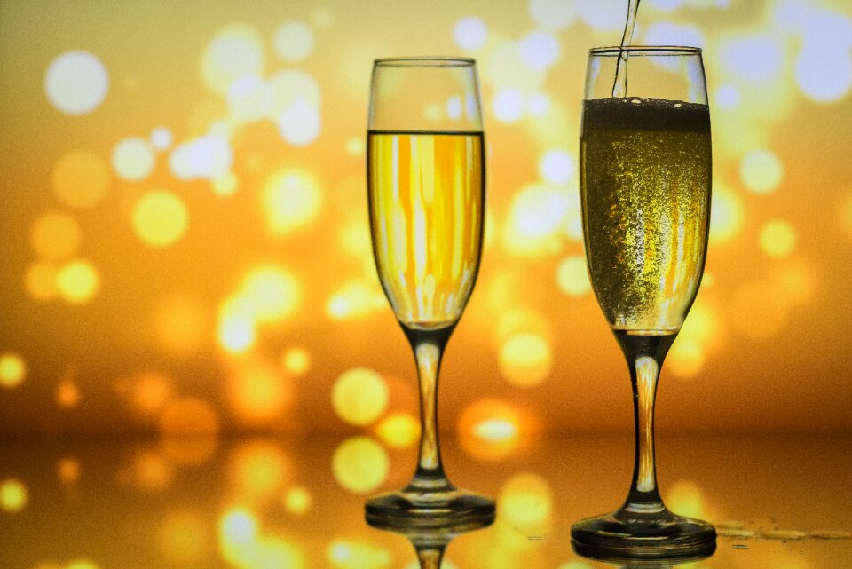 Glass celebrate party