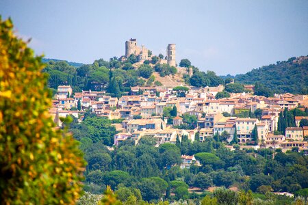 Provence landscape mountain photo