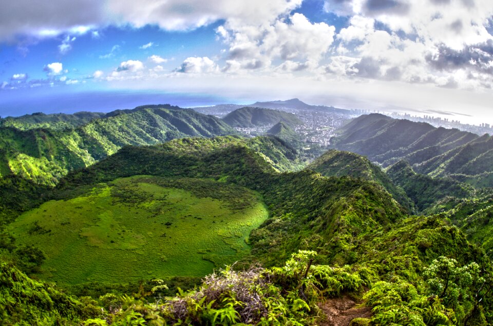 Landscape hawaii clouds