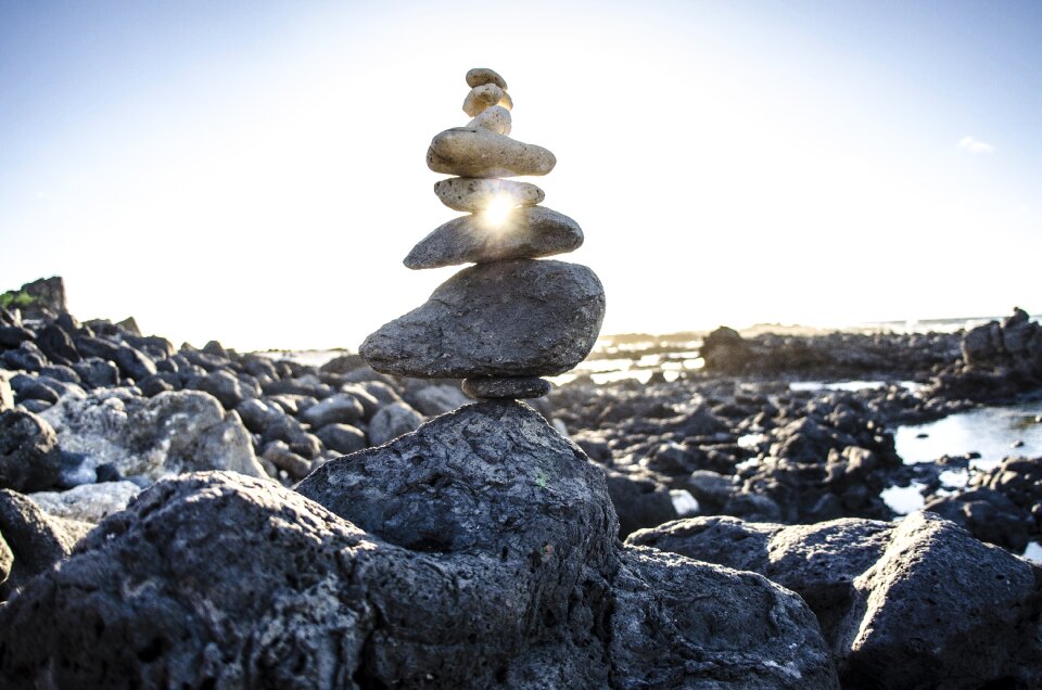 Cairn nature balance