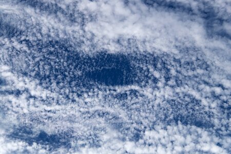 Fluffy cirrocumulus delicate