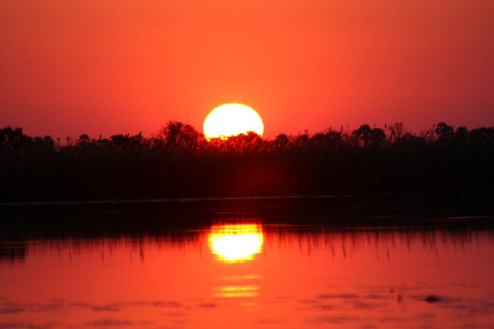 Africa botswana afterglow