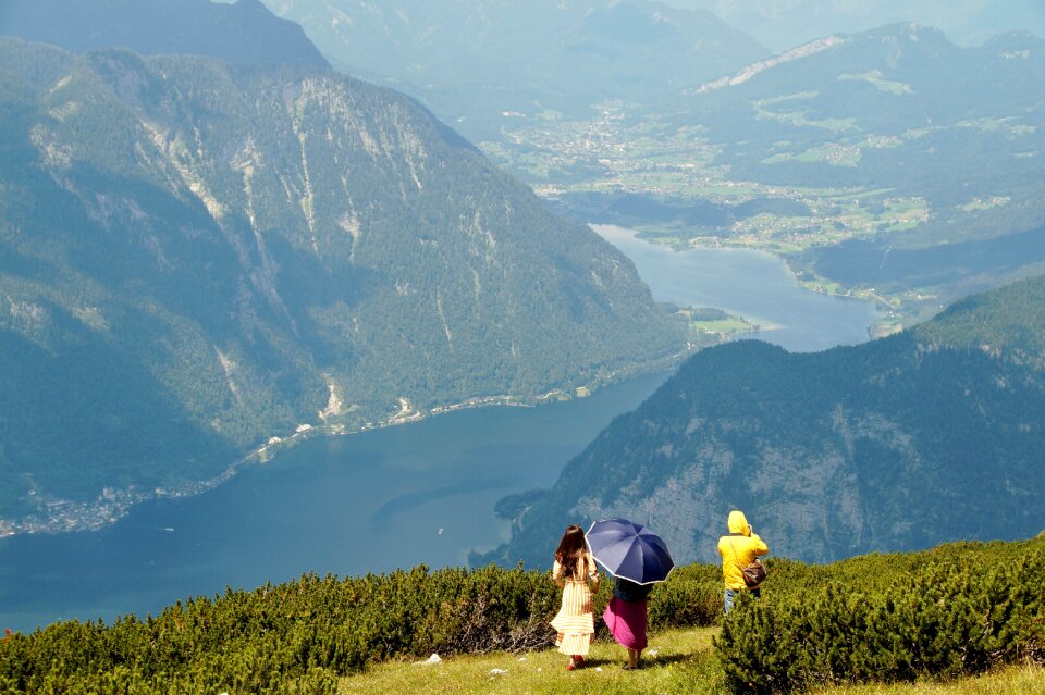 Mountains alpine view from a height