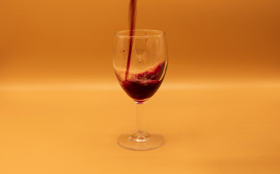 Goblet products running water