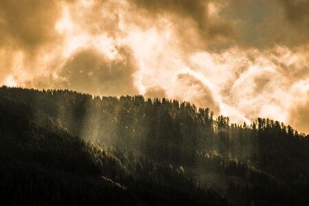 Abendstimmung sky setting sun photo