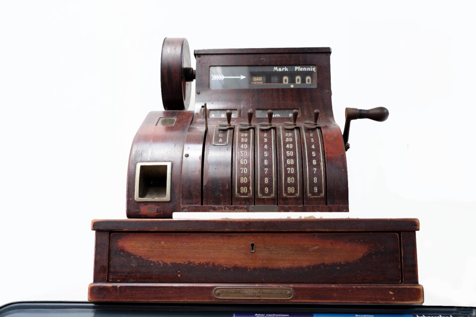 Money machine antique