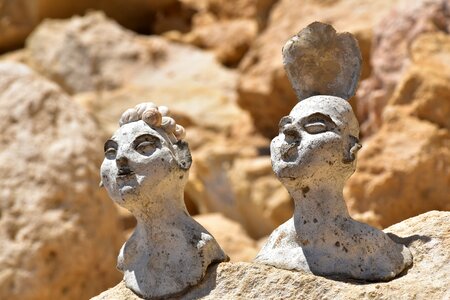 Summer crete sculpture