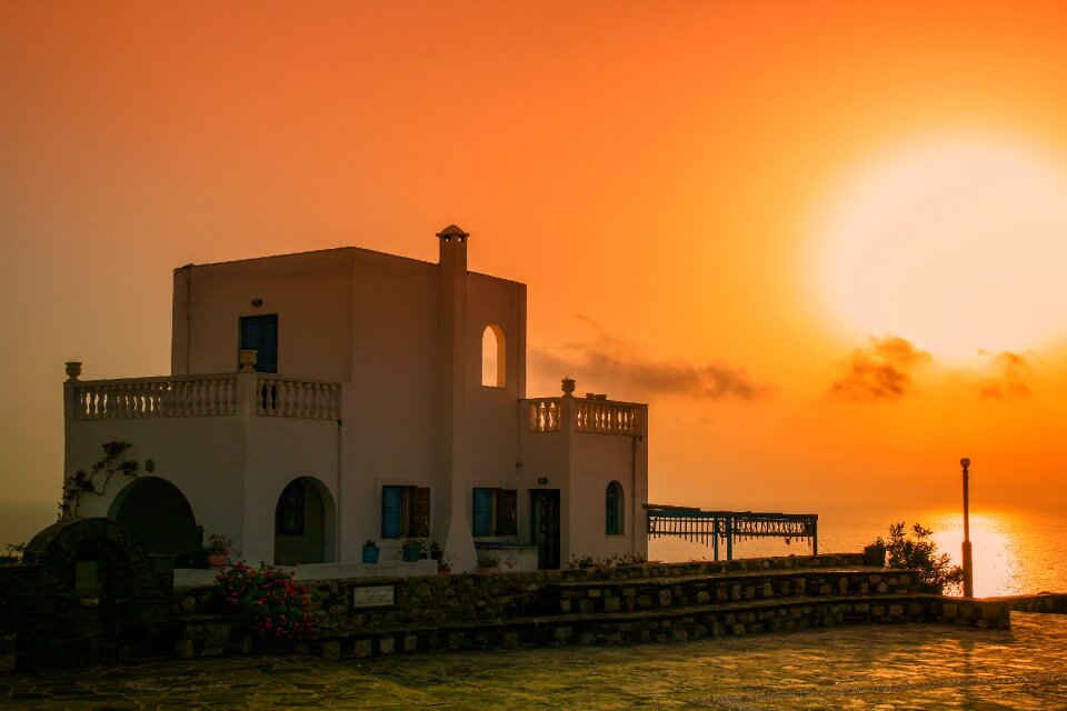 Greece karpathos island dusk
