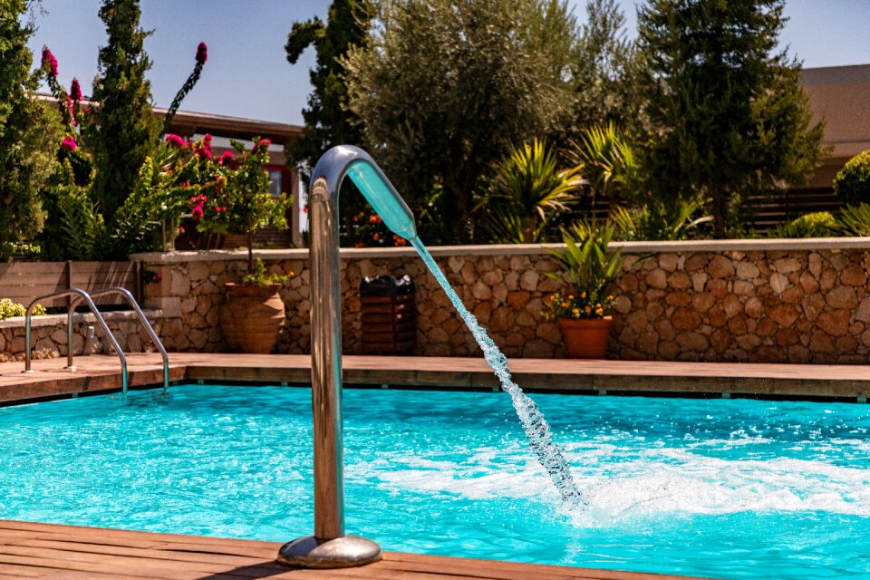 Relax blue water