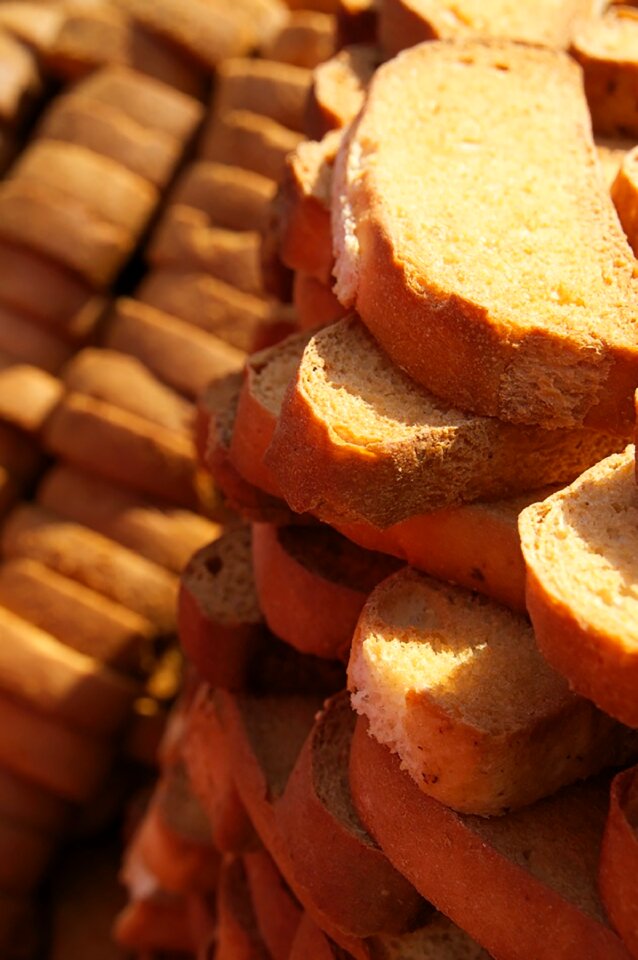 Loaf of bread eat bread crust