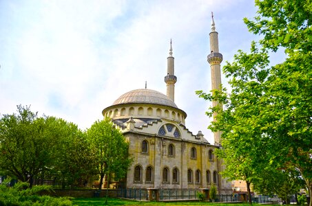 Old sky minaret