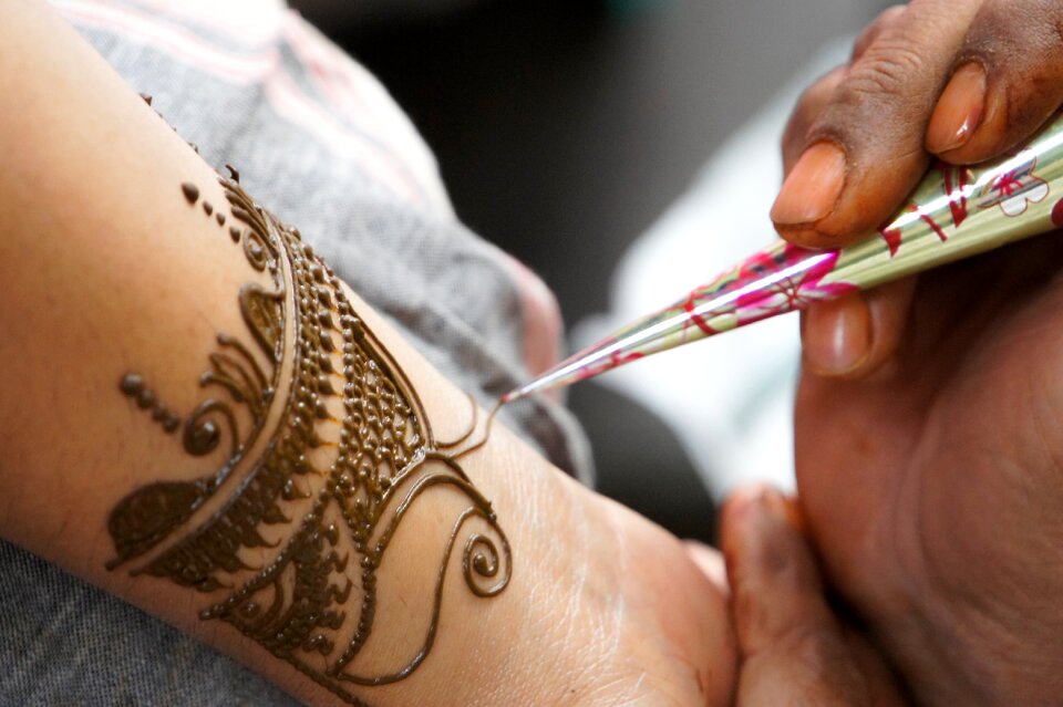 Ornament finger india