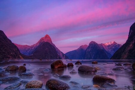 Rocks sunset sunrise