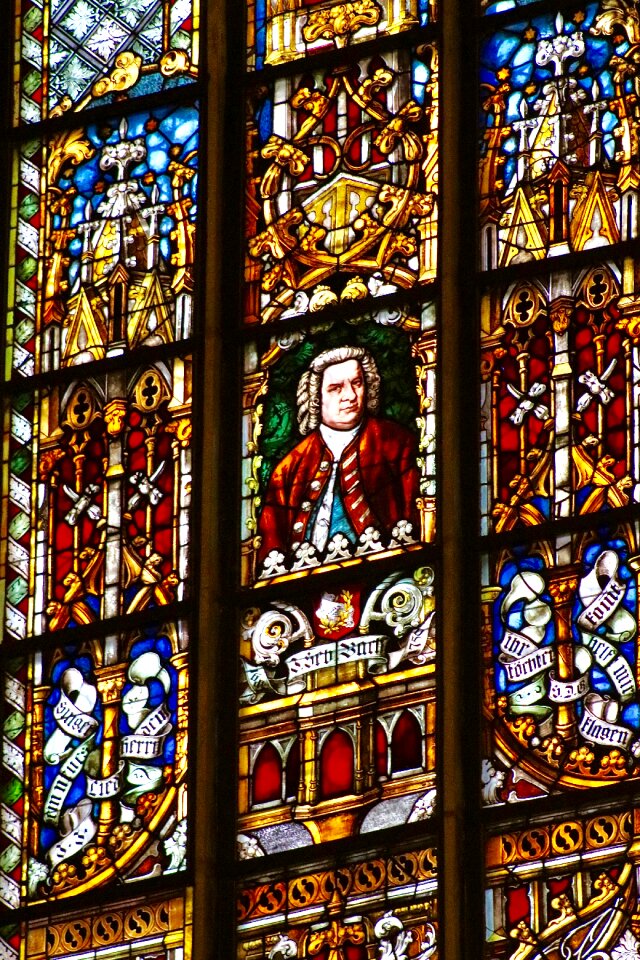Glass colorful religion