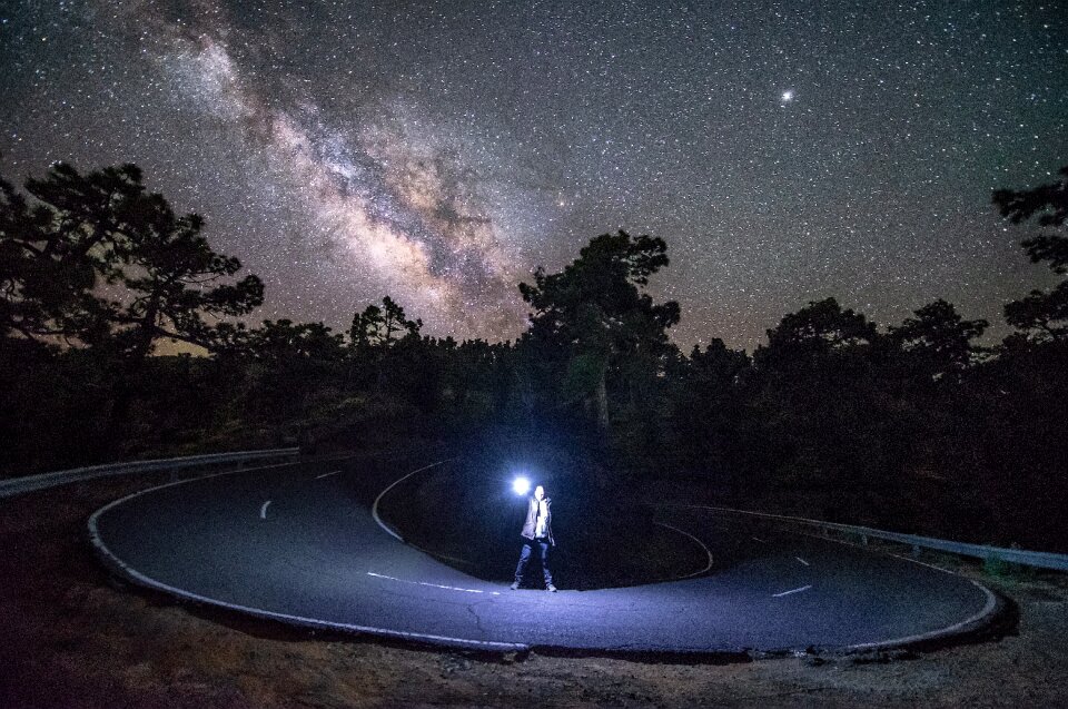 Sky long exposure milky way