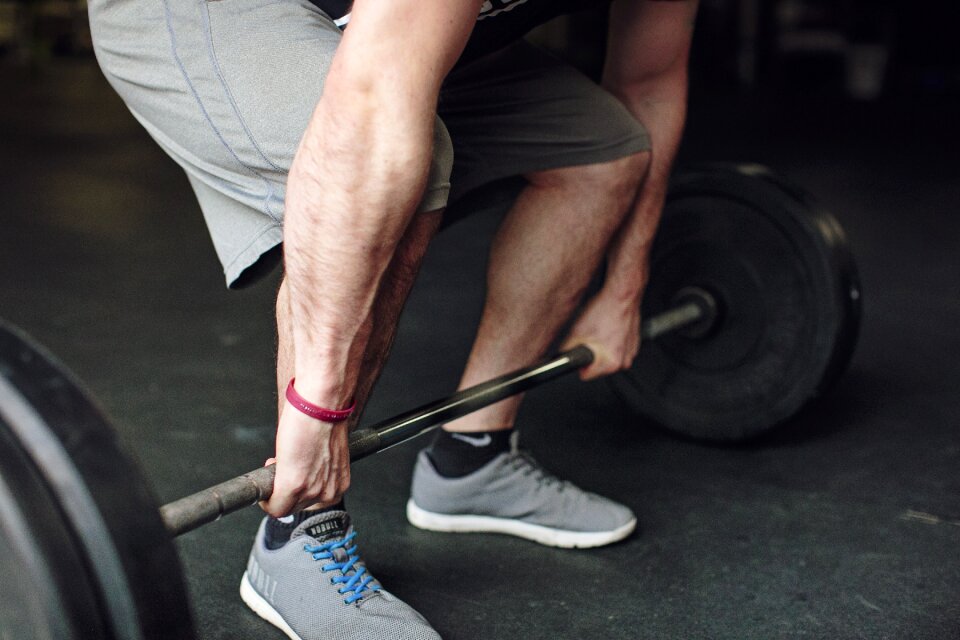 Athlete fitness gray fitness