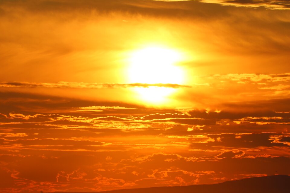 Nature evening mood