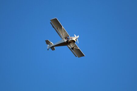 Sky aviation propeller plane photo