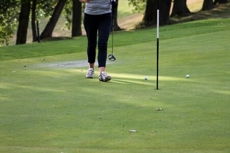 Golf course golfer golf ball
