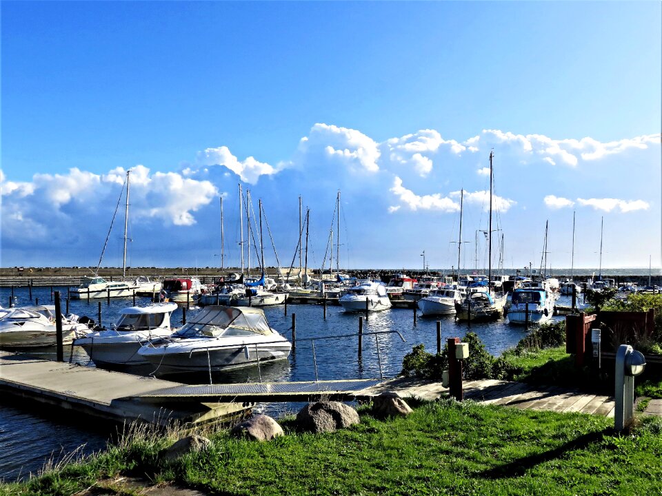 Small boat harbor boats sailing boats