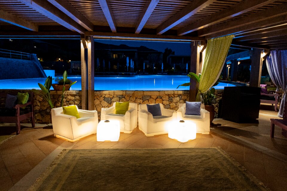 Lounge water colorful
