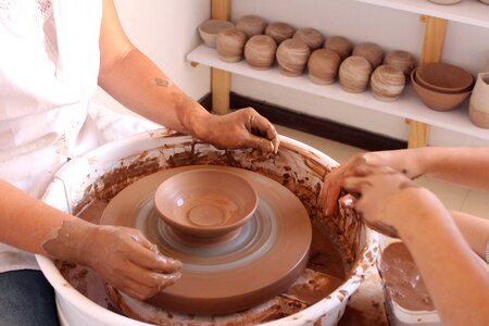 Ceramic cooking pot crafts