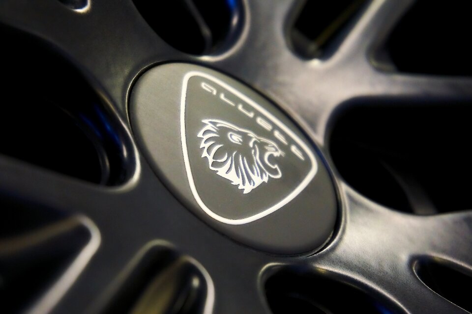 Auto tires car rim close up