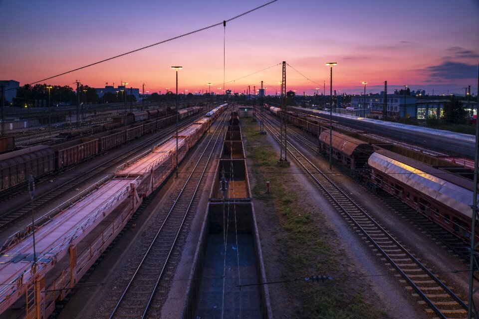 Railway tracks gleise rails photo