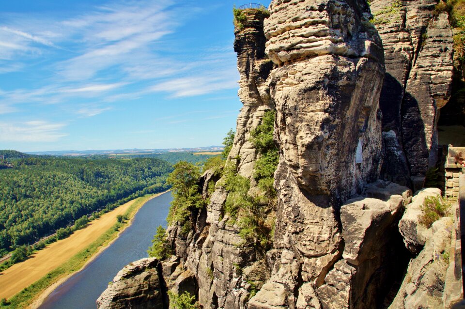 Germany elbe wooded