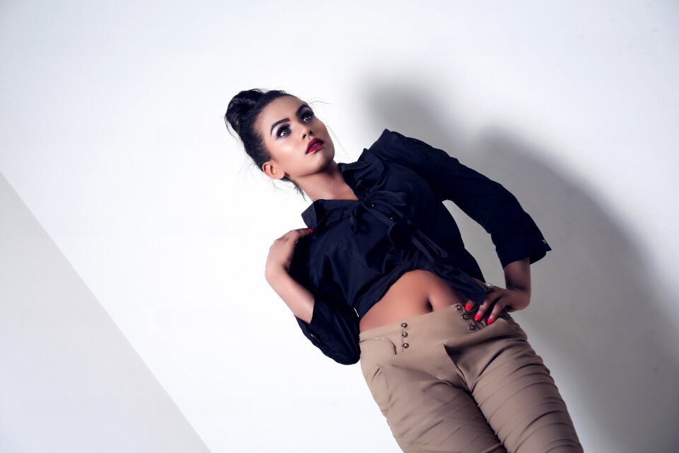 Model girl beauty
