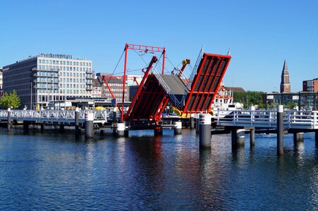 Sea outdoors bridge photo