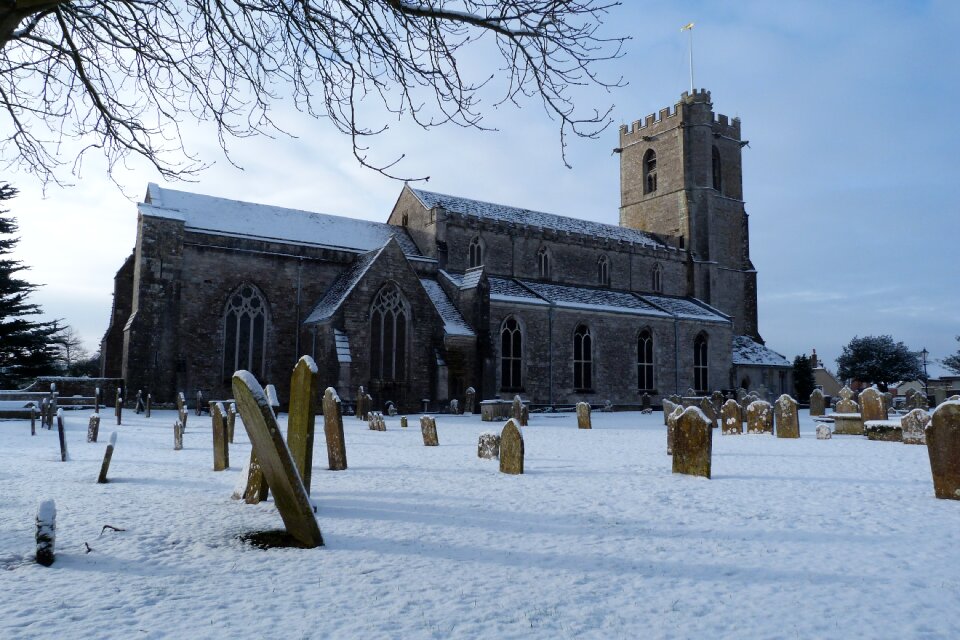 Winter snow landscape