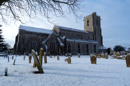Winter snow landscape