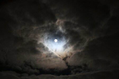 Moonlight dark full moon photo