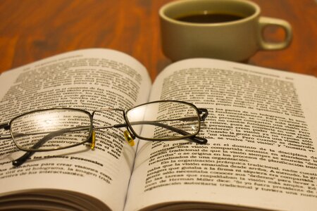 Sunglasses light coffee photo