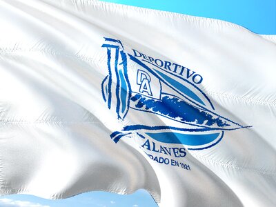 La liga flag deportivo alaves
