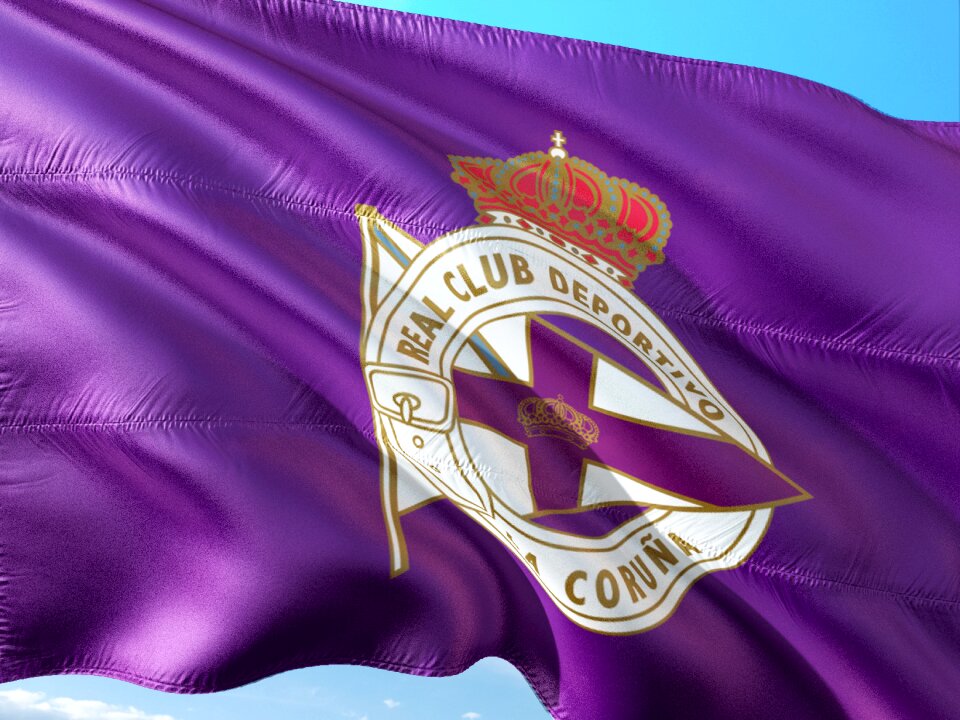 La liga flag deportivo la coruna